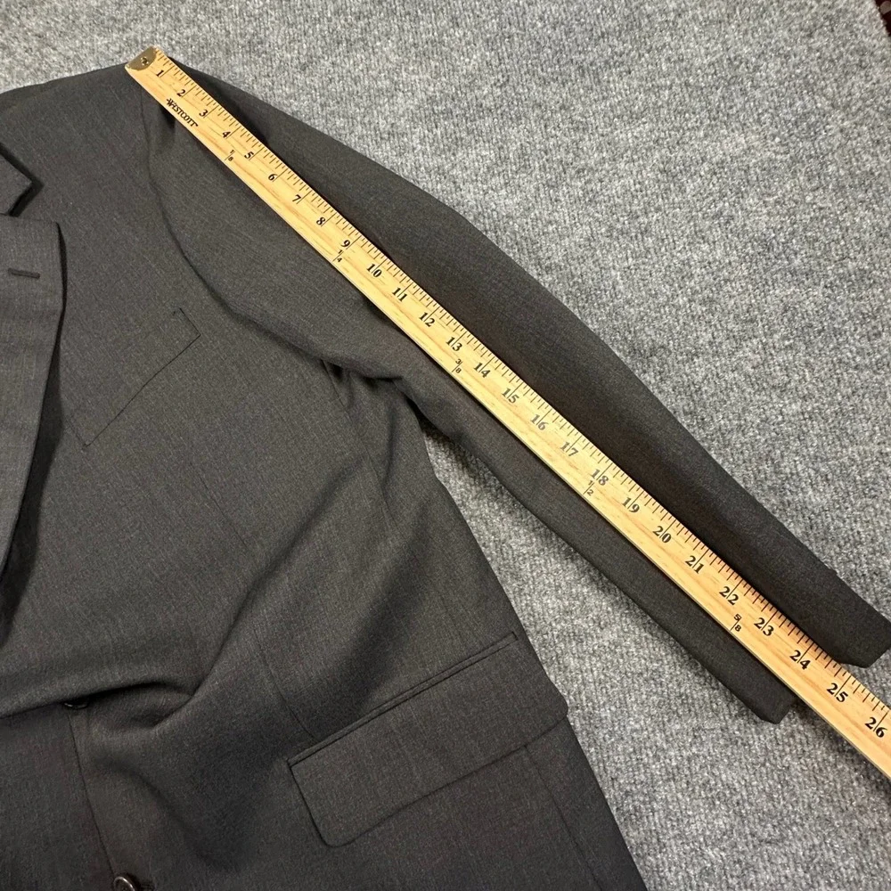 Brooks Brothers Men's Madison 100% Wool 2-Button Blazer Gray USA • 44L / 39W‎